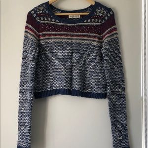 Abercrombie cropped sweater